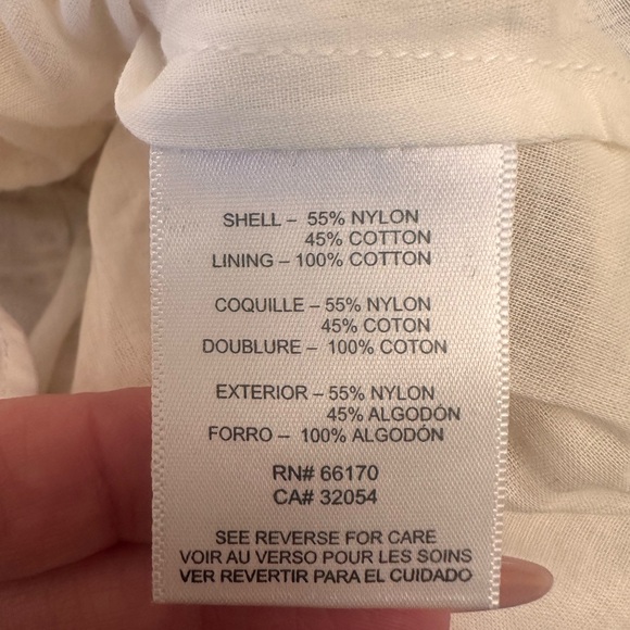 Anthropologie Vero Pallashee Strapless Lace Peplum Top Ivory Size M NWT - Picture 6 of 6